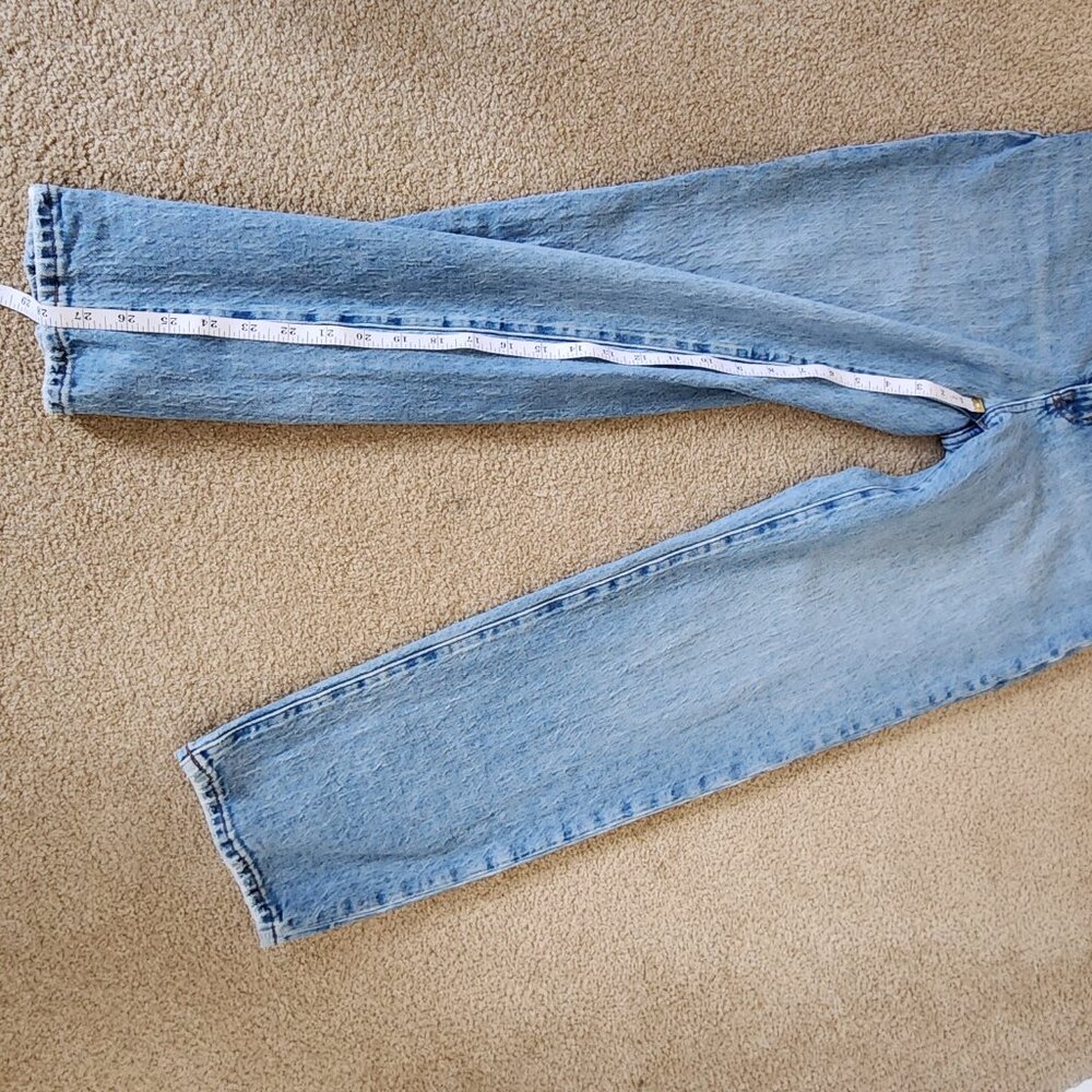 Madewell Perfect Vintage Straight Jean 27 Light Wash High Rise - Picture 7 of 7